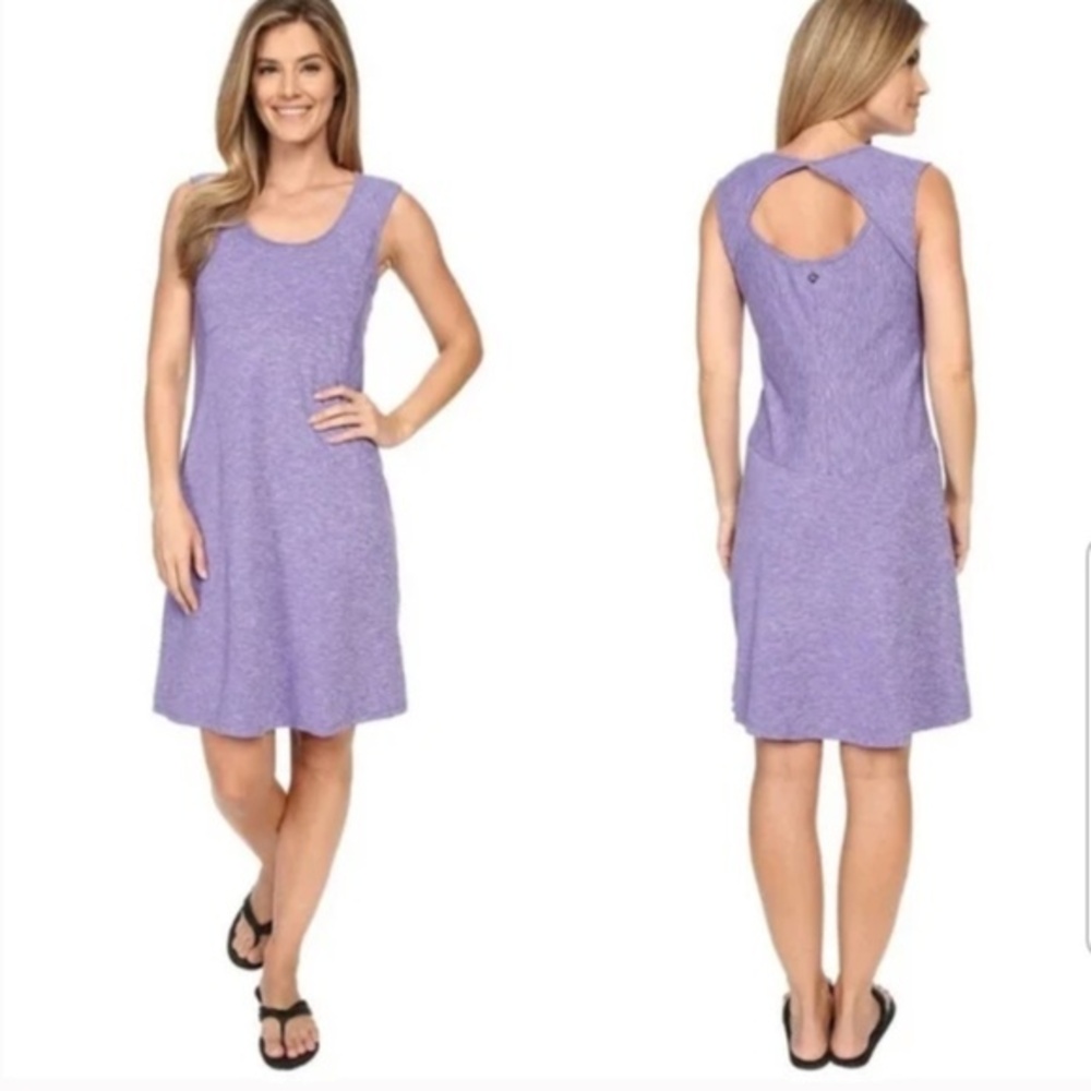 Prana Performane Calico Lavendar Active Dress Size Extra Small